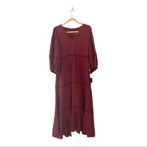 Burgundy Dress